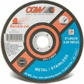 Cgw Abrasives CGW Abrasives 45012 Cut-Off Wheel 6" x 7/8" 60 Grit Type 1 Zirconia Aluminium Oxide 45012